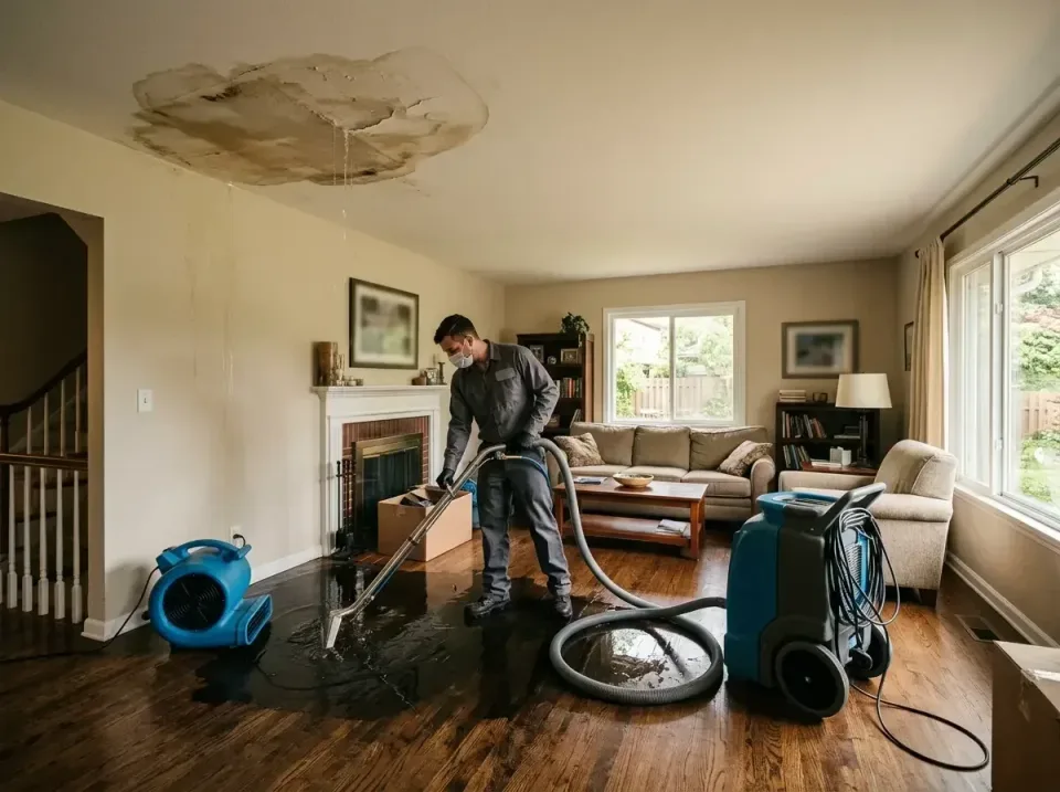 attic-pipe-burst-ceiling-drip-008 — frequently asked questions, Water Damage Restoration & Carpet Care in Falconer, NY